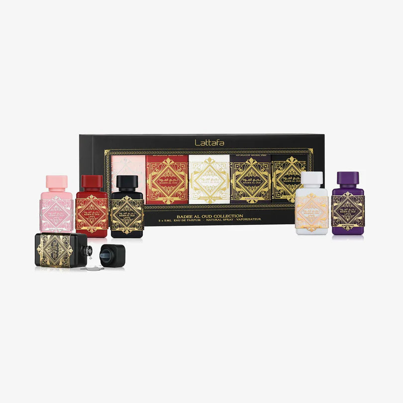 MINI LATAFFA COLLECTION BADEE AL OUD 5 PIEZAS