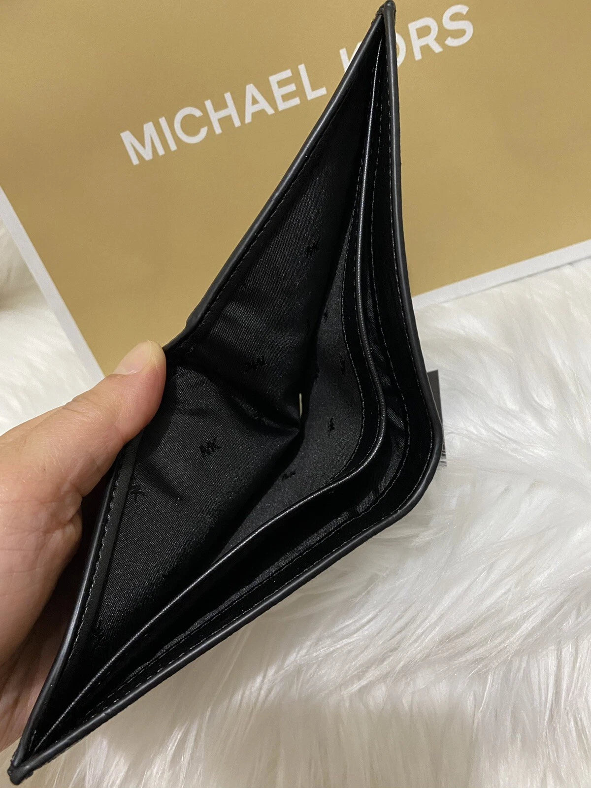 BILLETERA Michael Kors Men's Cooper Billfold with Passcase Brown