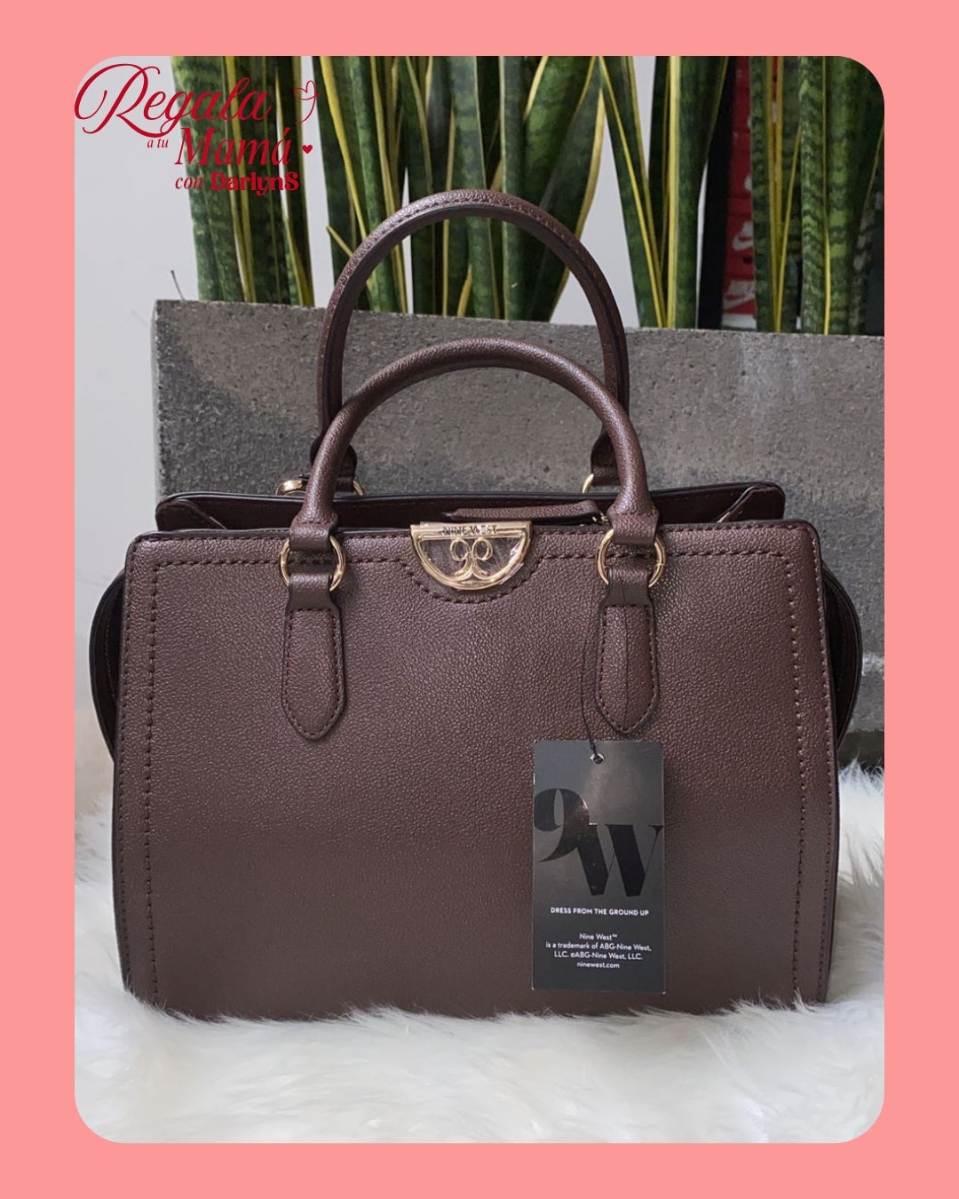 CARTERA NINE WEST BROWN BAG