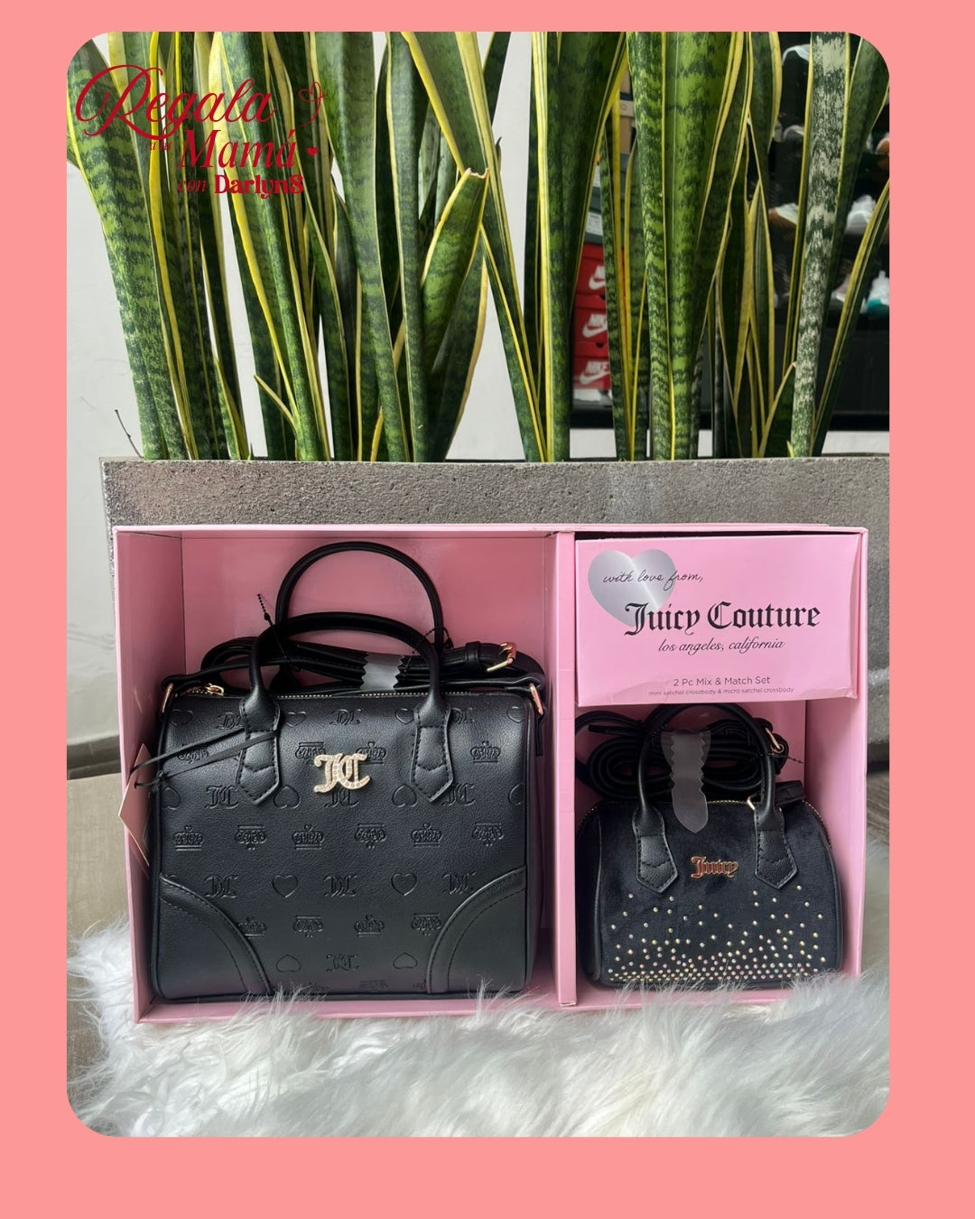 SET JUICY COUTURE LIQUORICE MOMMY & ME SATCHEL