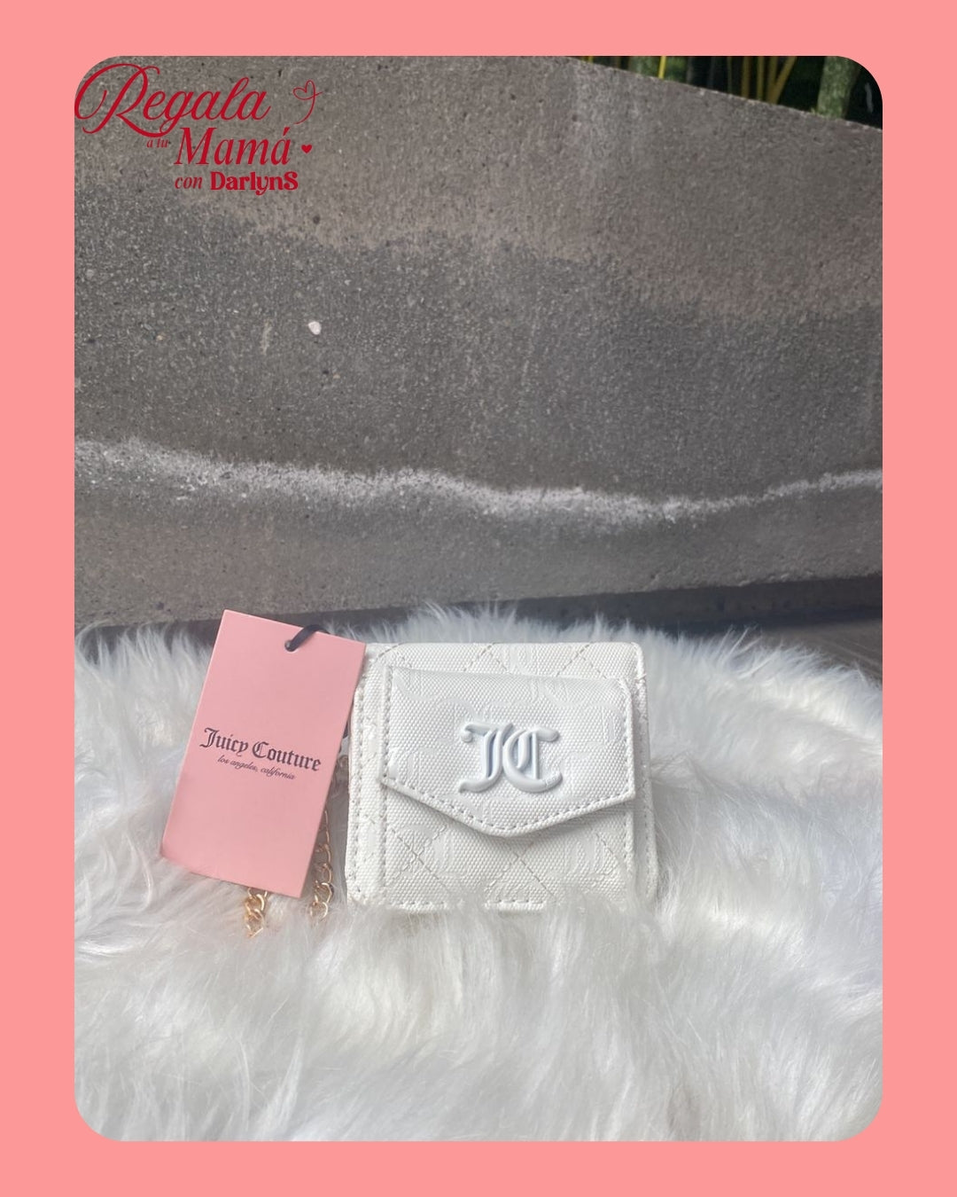 BILLETERA JUICY COUTURE POCKET BLANCA