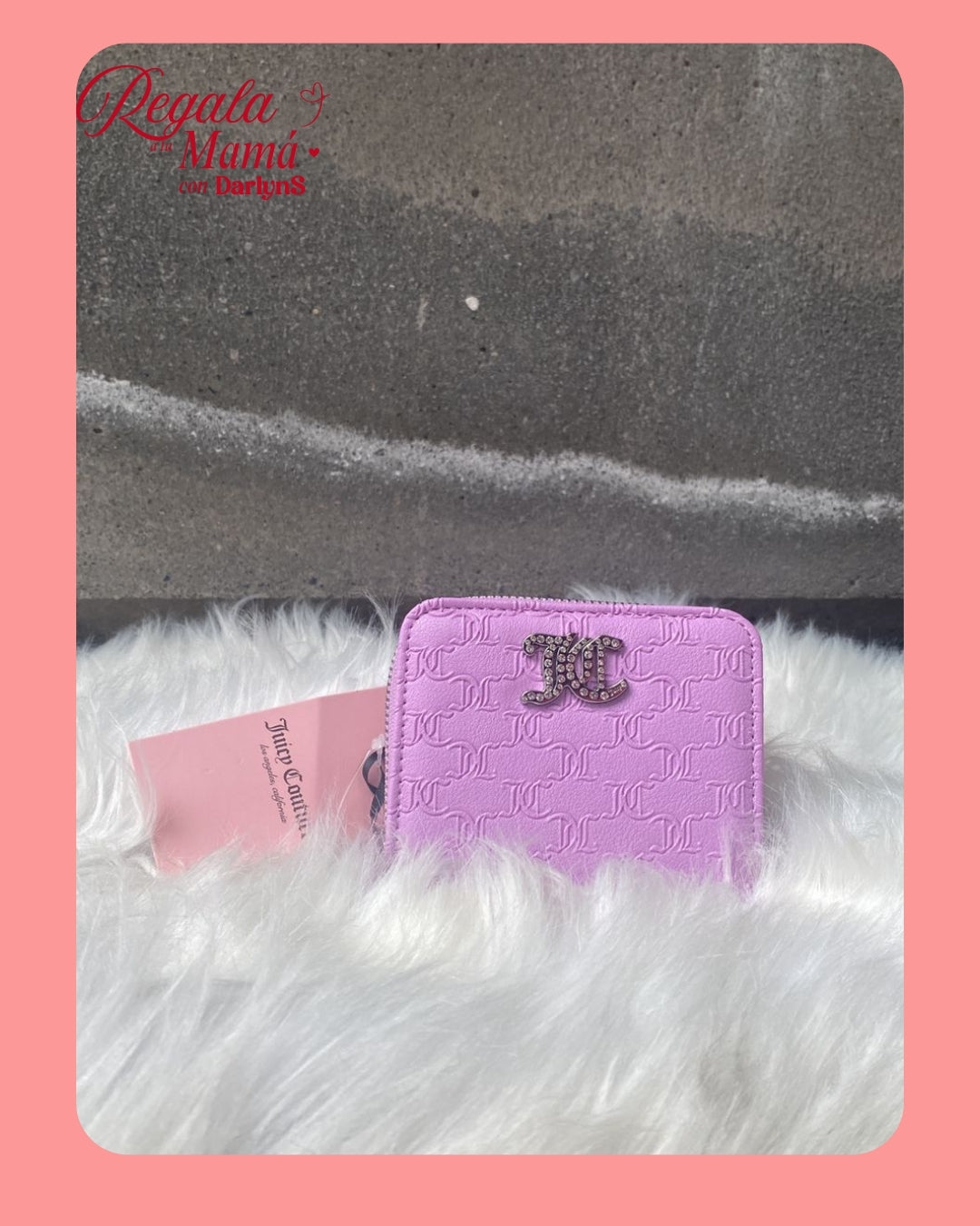 BILLETERA JUICY COUTURE POCKET MORADA