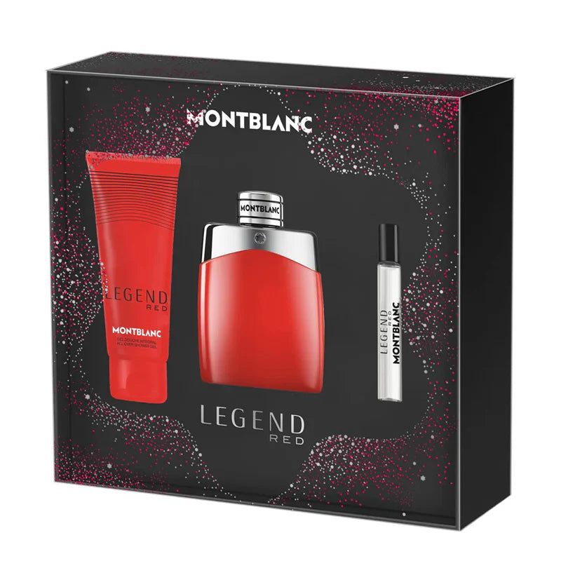 MONT BLANC LEGEND RED SET 3 PCS MAN
