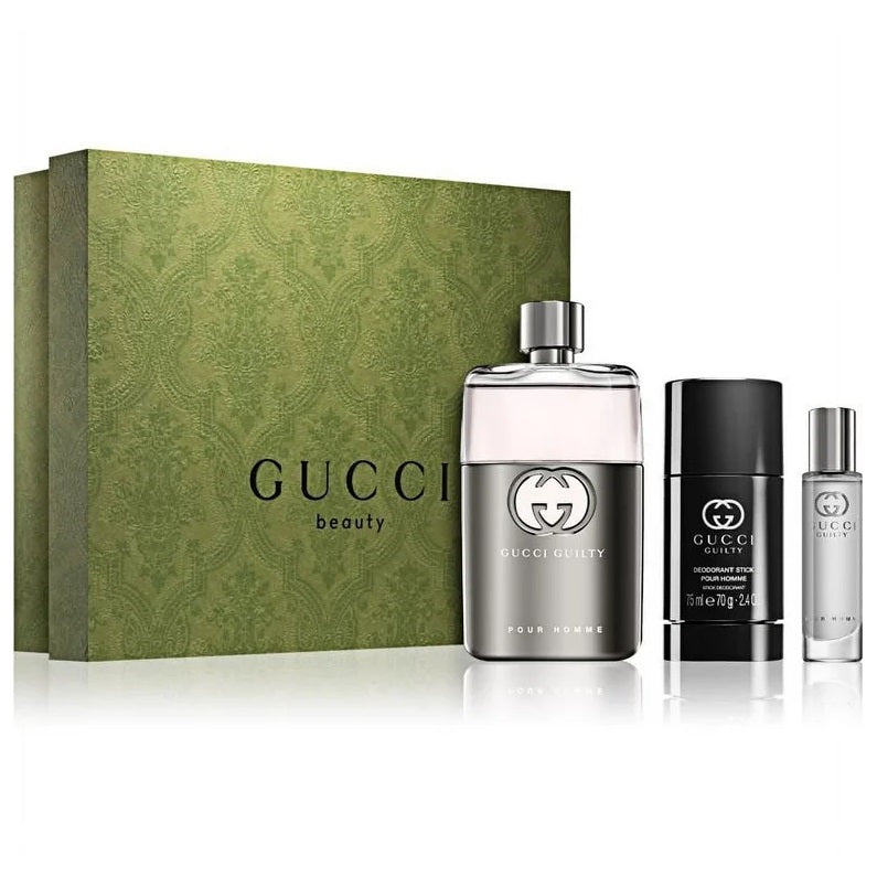 GUCCI GUILTY MEN SET 3 PCS MAN