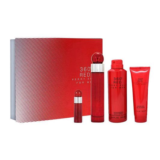 PERRY ELIES 360 RED 3.4 OZ SET 4 PCS MAN