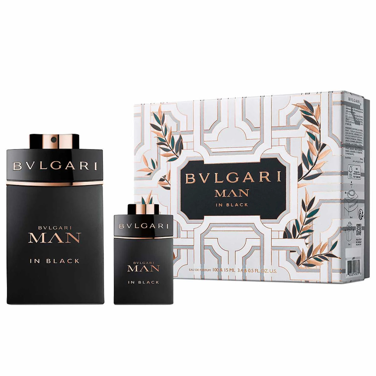BVLGARI MAN IN BLACK EDP 100 ML SET 2PCS