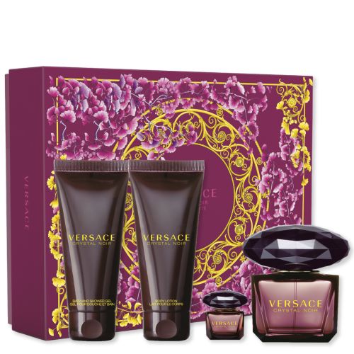 SET 4 VERSACE CRYSTAL NOIR	WOMAN