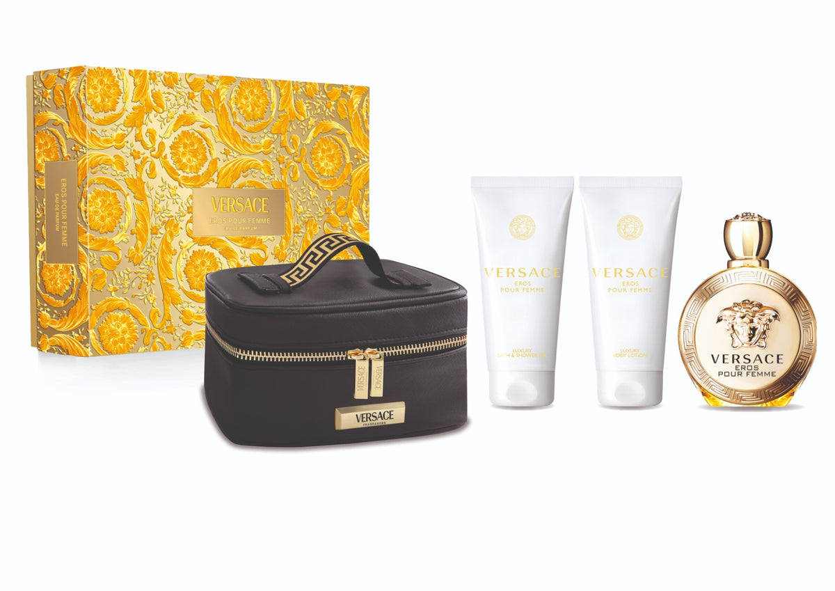 VERSACE EROS POUR FEMME SET 4 PCS