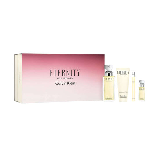 ETERNITY FOR WOMEN CALVIN KLEIN SET 4 PCS 100ML