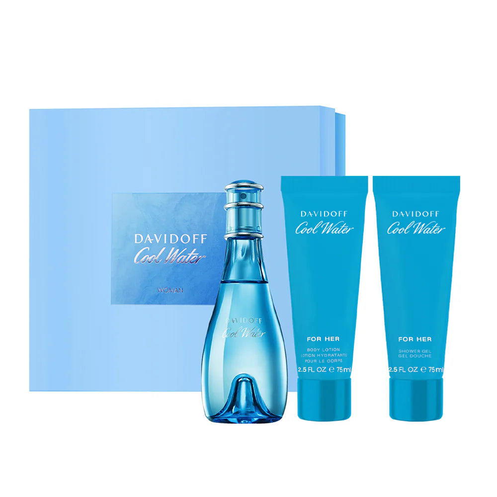 SET COOL WATER WOMAN DAVIDOFF 3 PIEZAS