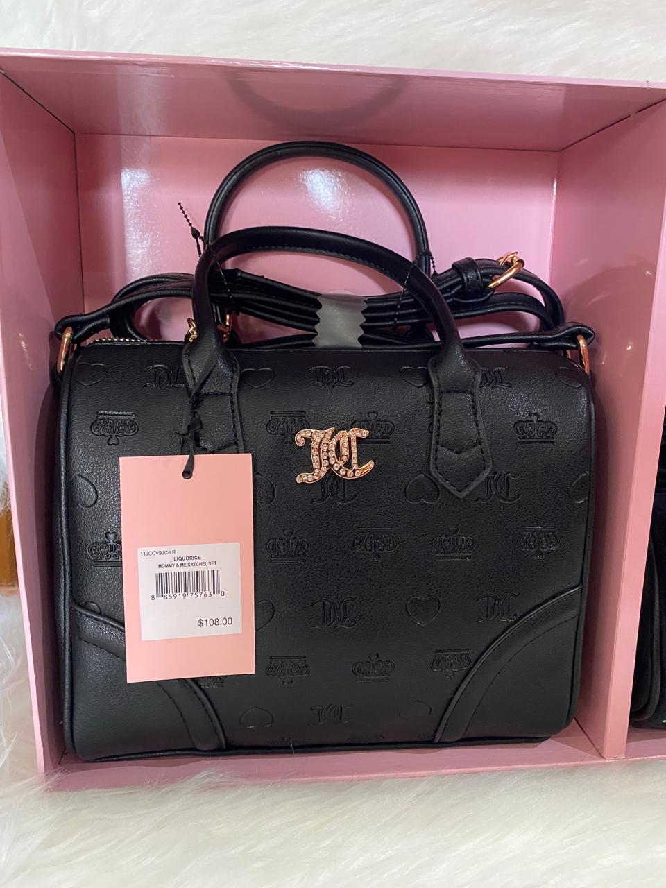 SET JUICY COUTURE LIQUORICE MOMMY & ME SATCHEL