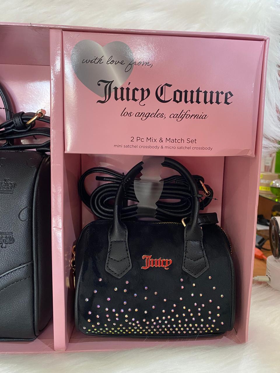 SET JUICY COUTURE LIQUORICE MOMMY & ME SATCHEL