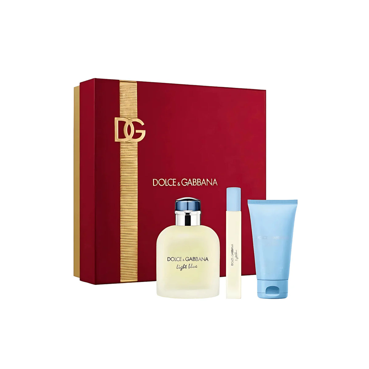LIGHT BLUE POUR HOMME DOLCE & GABBANA SET 3PCS
