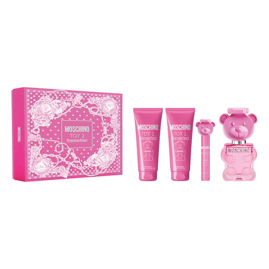 MOSCHINO TOY 2 BUBBLE GUM 3.4 OZ EDT 4 PCS SET WOMAN