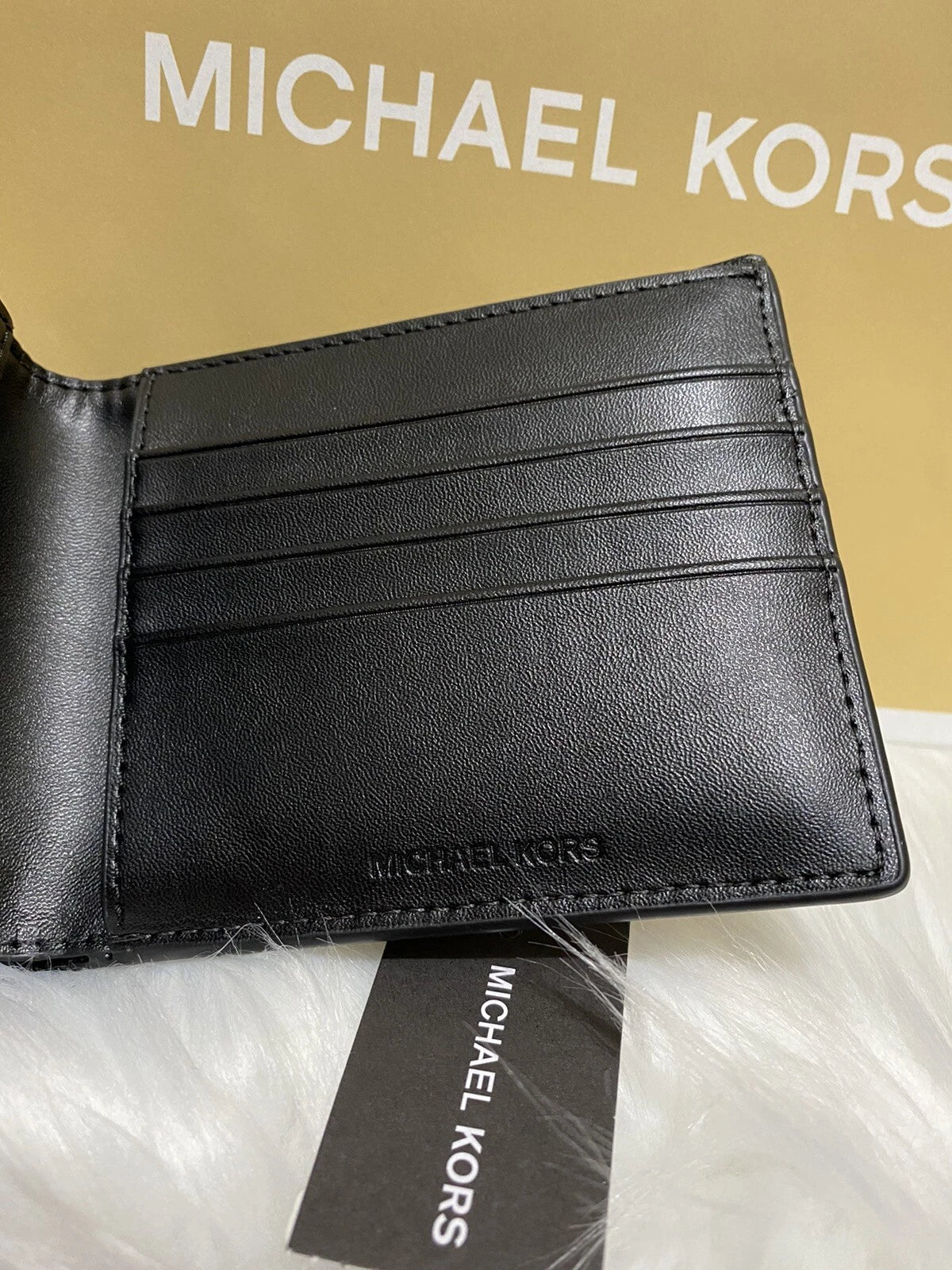 BILLETERA Michael Kors Men's Cooper Billfold with Passcase Brown
