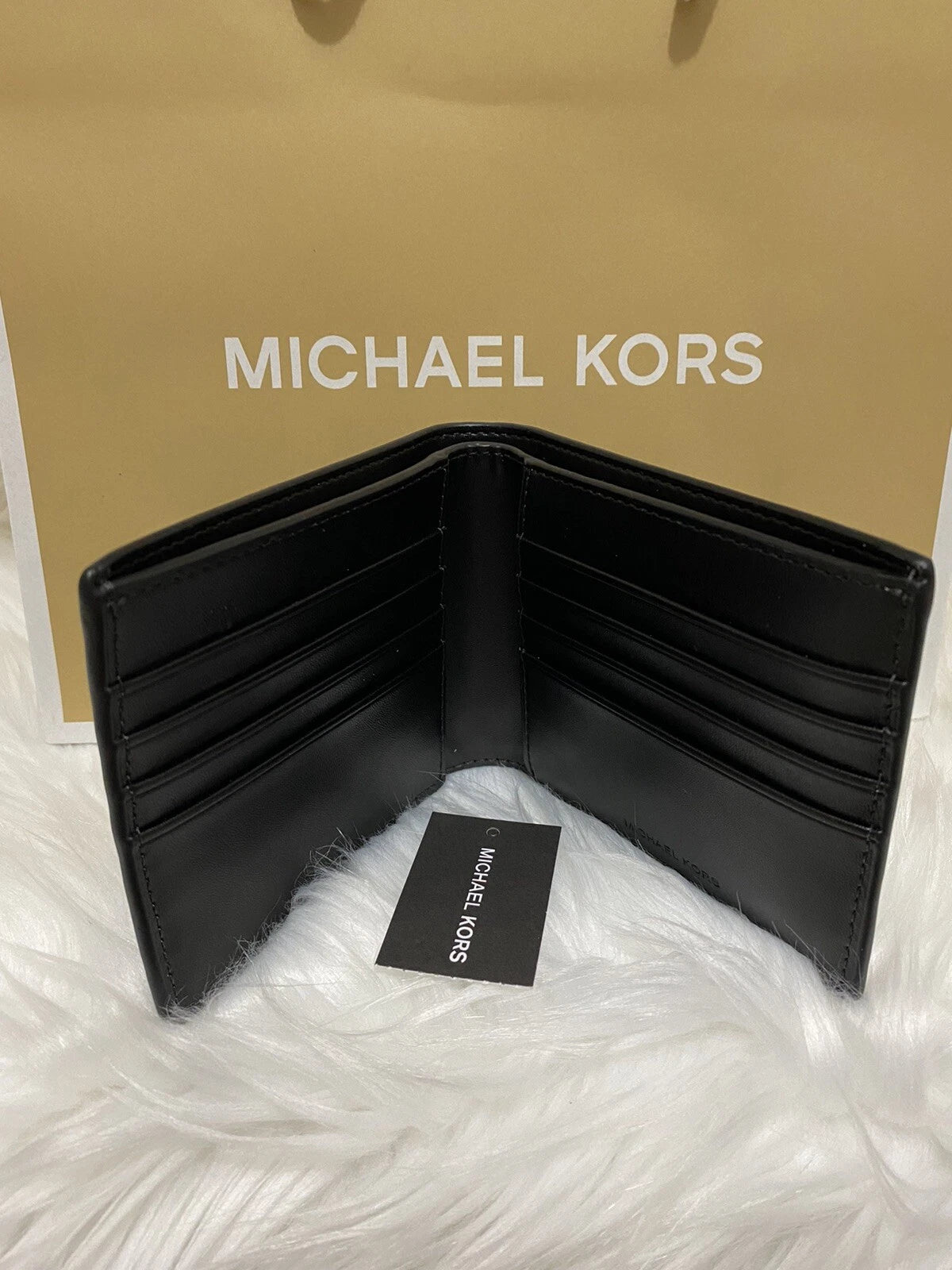 BILLETERA Michael Kors Men's Cooper Billfold with Passcase Brown