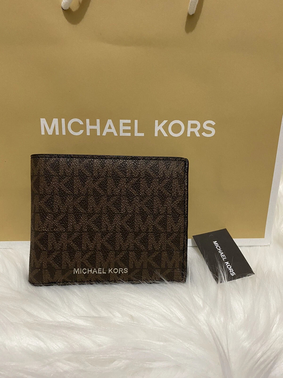 BILLETERA Michael Kors Men's Cooper Billfold with Passcase Brown