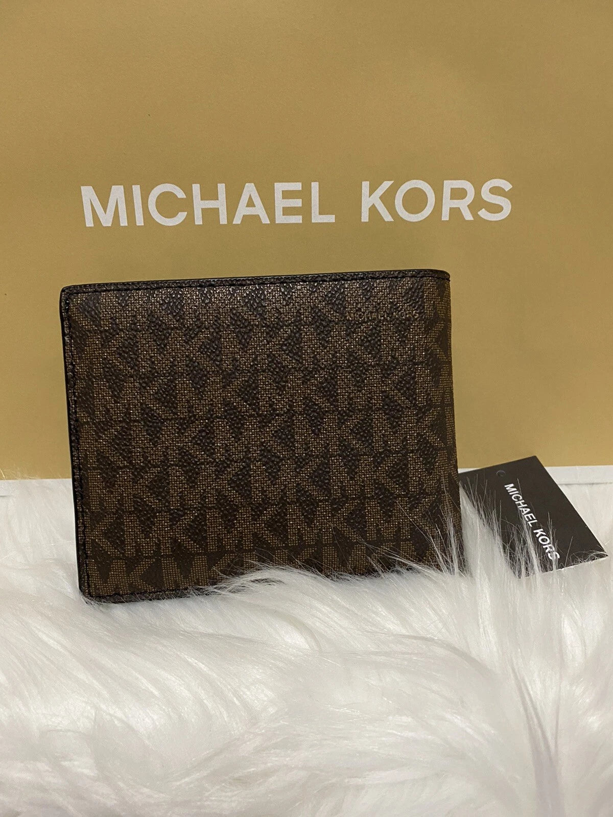BILLETERA Michael Kors Men's Cooper Billfold with Passcase Brown