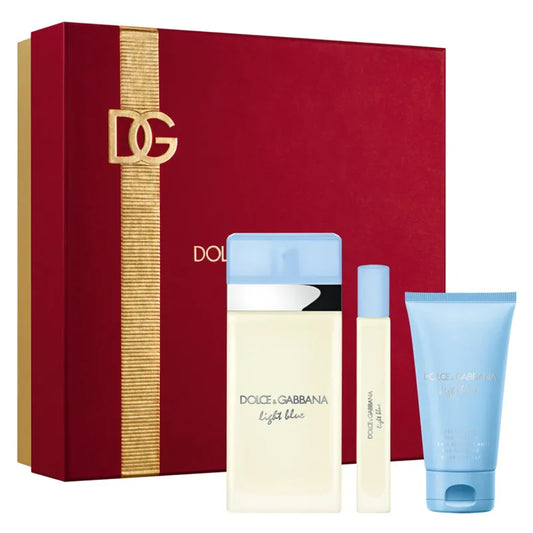 DOLCE & GABBANA LIGHT BLUE SET 3 PCS EDP WOMAN