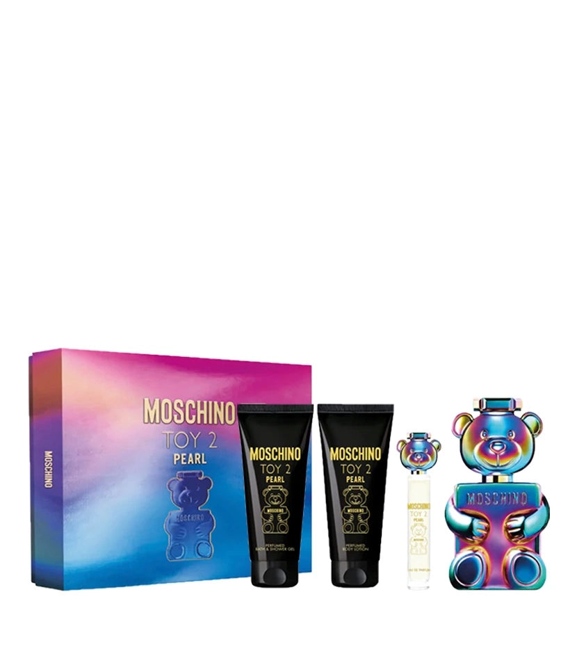 MOSCHINO TOY 2 PEARL SET 4 PCS WOMAN