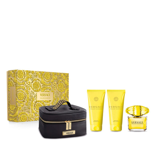 VERSACE YELLOW DIAMOND SET 4 PCS WOMAN
